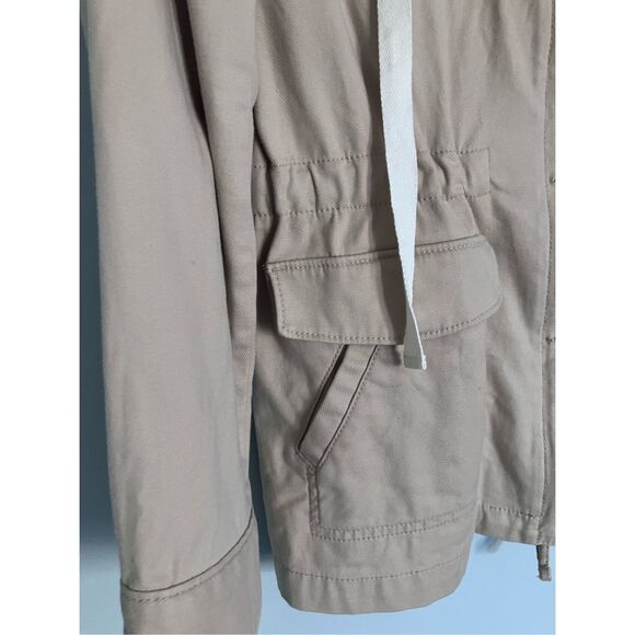 TALBOTS Tan Medium Weight Utility Jacket Size S - Picture 7 of 15